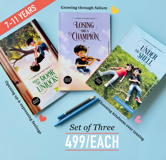 Self Reflection Storybooks Set / Three Meaningful Lessons / 7-11 years